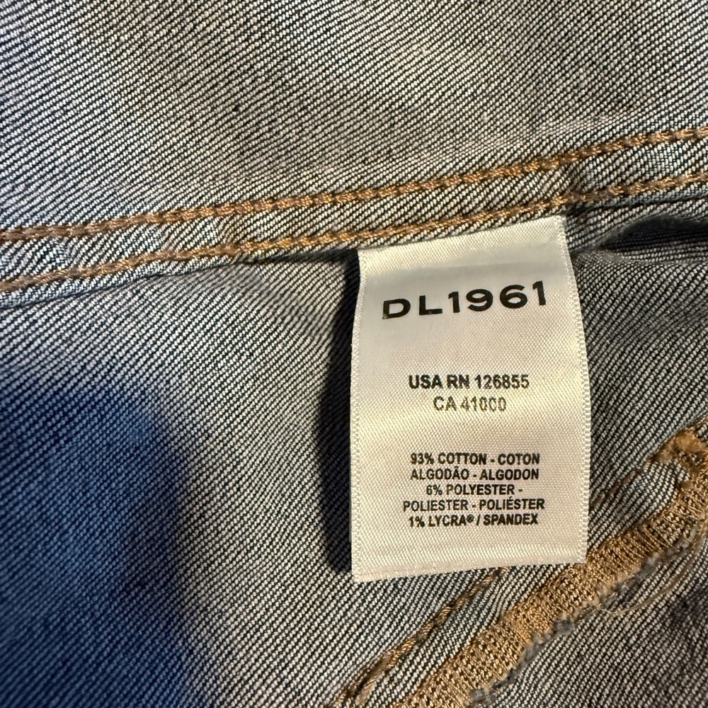 Blue Denim Jacket with Gold Buttons DL1961 size small - Picture 2 of 6